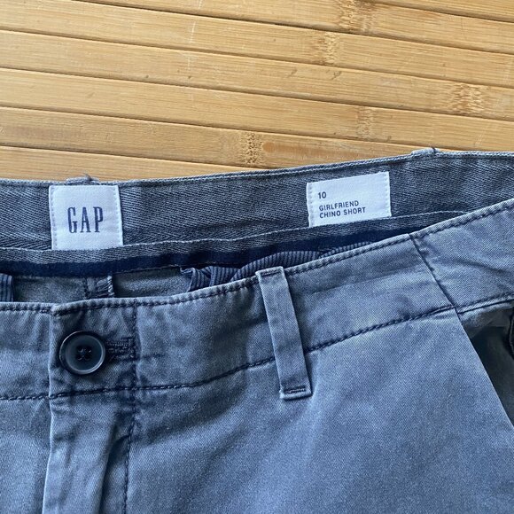 Gap Girlfriend Chino Shorts - Washed Grey - Picture 4 of 4